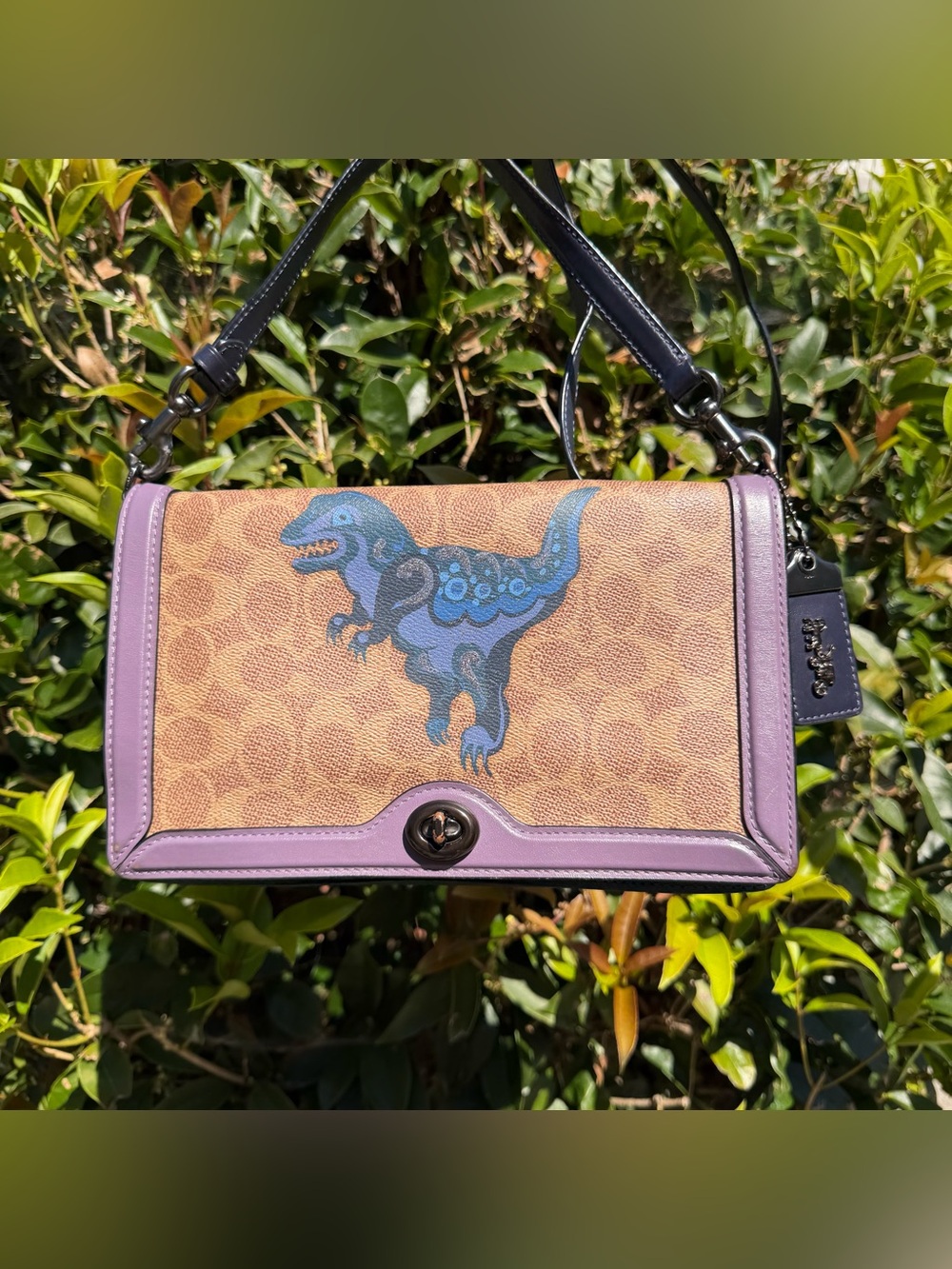Coach Riley in Signature Canvas with Rexy by Zhu Jingyi 73942
